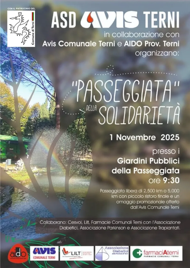 terni-passeggiata-solidarieta-avis-aido-donazione-sangue