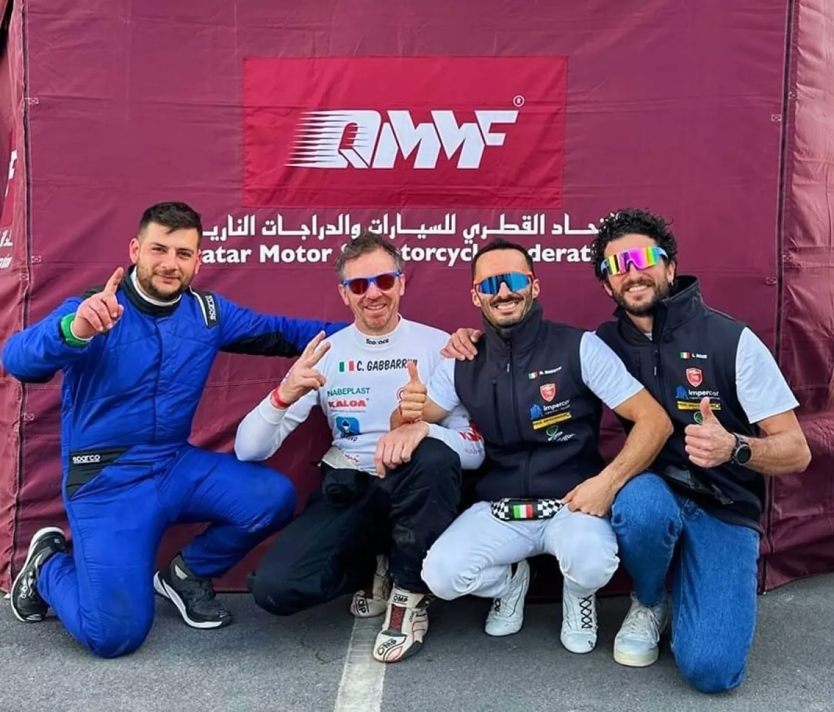 Speed Motor, il folignate Gabbarrini grande protagonista al rally del Qatar