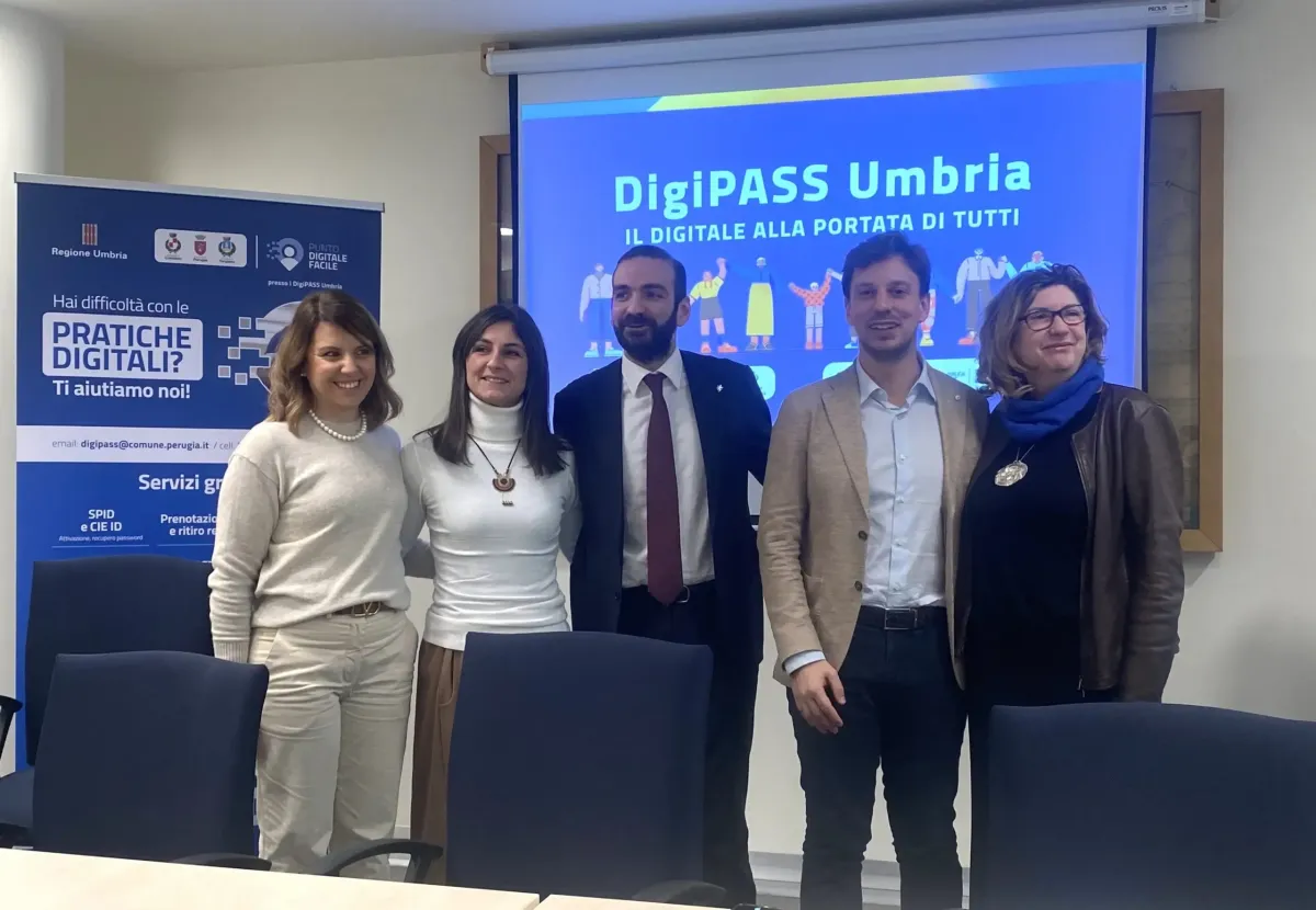 Perugia accelera sulla digitalizzazione: il progetto DigiPASS punta a 7 mila utenti entro fine anno