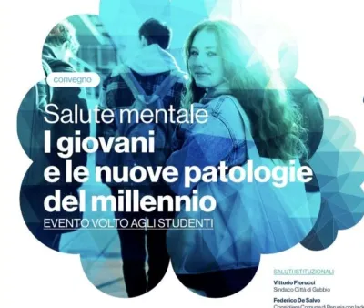 Salute mentale: i giovani e le nuove patologie del millennio in un convegno a Gubbio