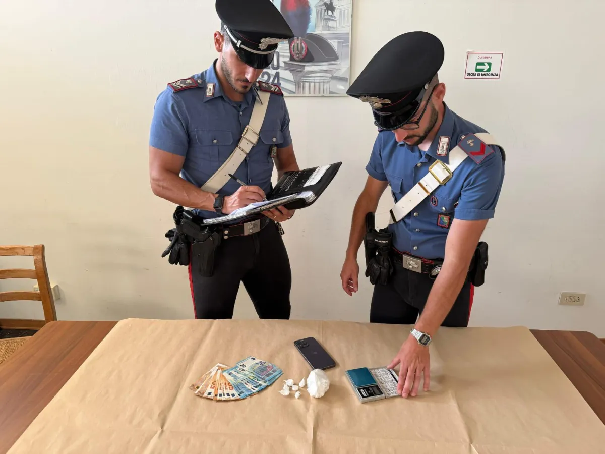 Città di Castello, ritrovato con 88 grammi di cocaina: arrestato