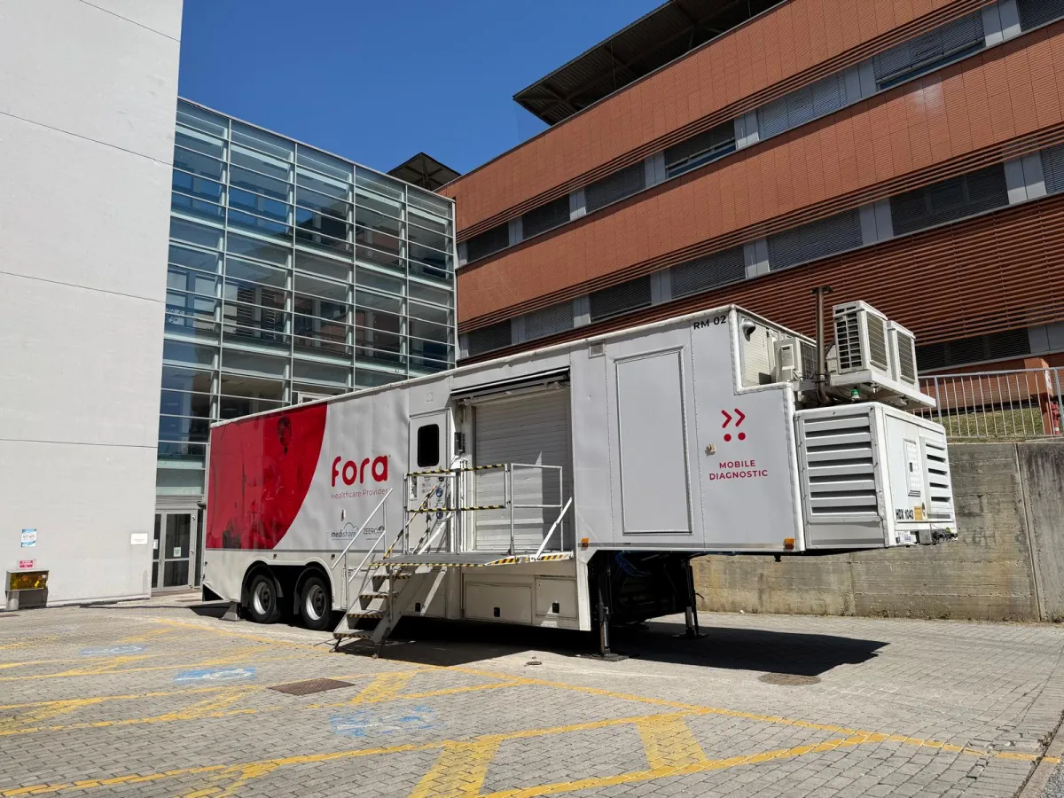 Ospedale di Branca, al via i lavori per la nuova risonanza magnetica: esami garantiti con apparecchiatura mobile