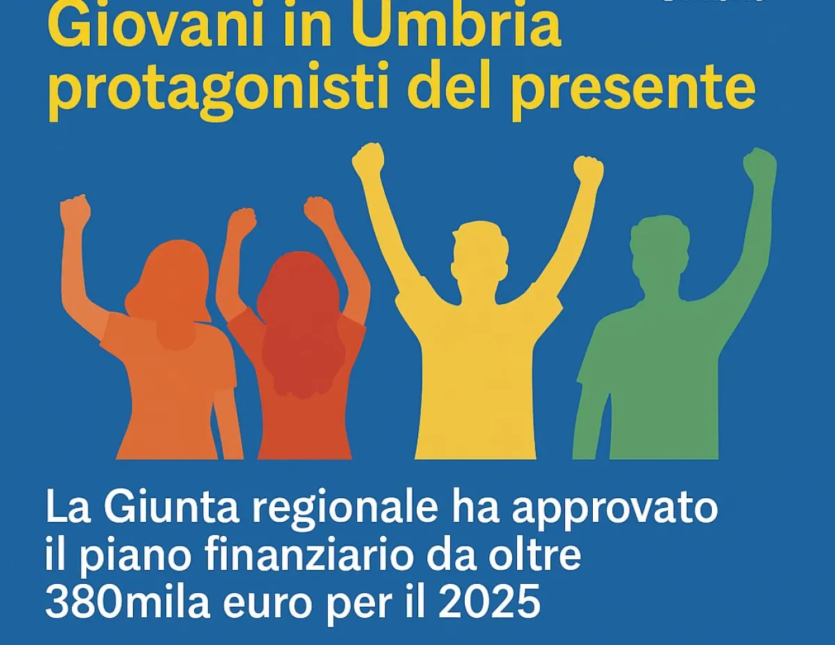 ⁠L’Umbria scommette sui giovani: oltre 380mila euro per formarli alla cittadinanza attiva con il Piano ‘Wannabe!’