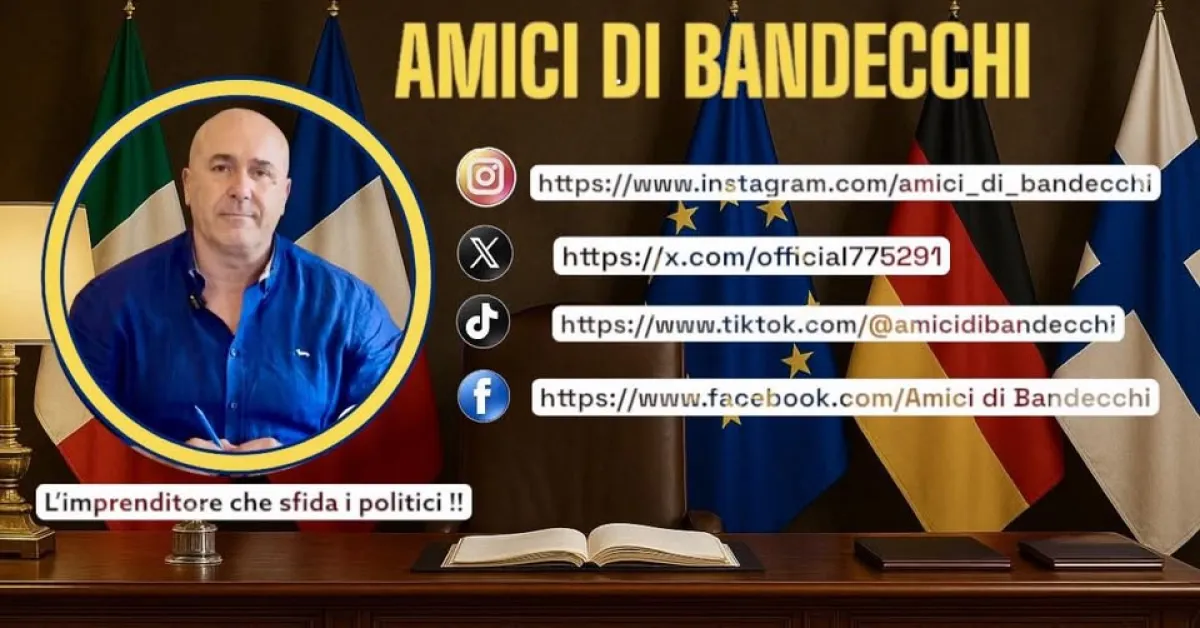 Nasce l’Associazione “Amici di Bandecchi”: strategia social e voce fuori dal coro per un nuovo protagonismo politico, quattro umbri ai vertici