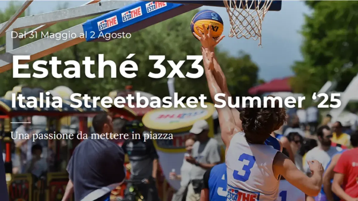 Streetbasket a Terni: 114 atleti in gara a piazza Tacito per il torneo Estathè FIP