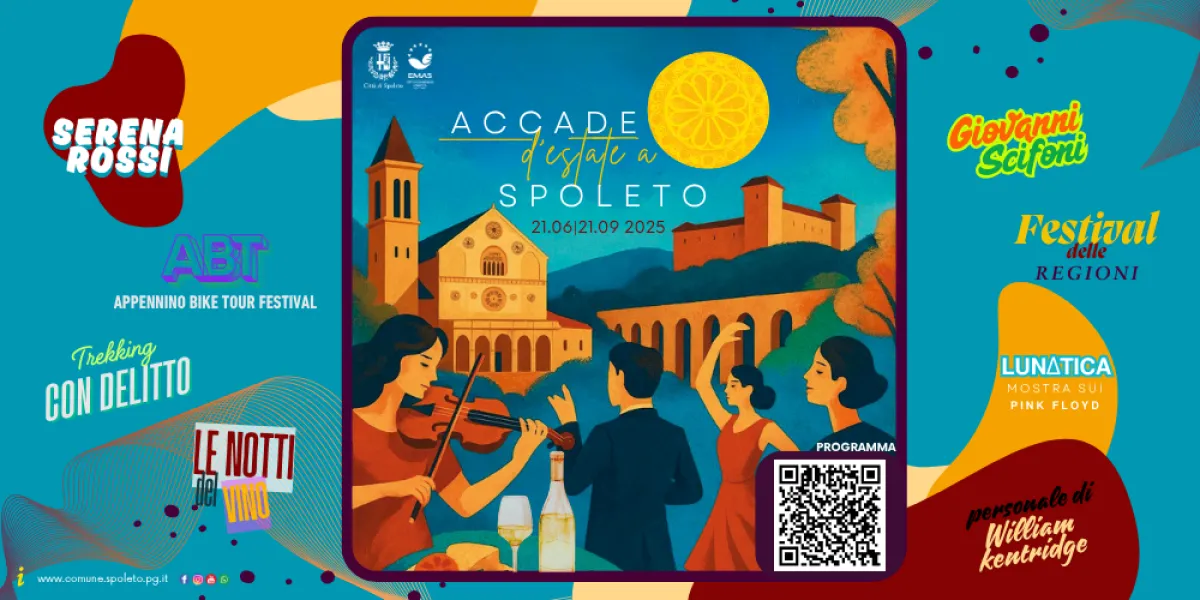 Musica, arte e spettacoli: entrano nel vivo gli appuntamenti di 'Accade d'estate a Spoleto'