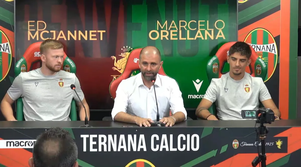 Ternana, Orellana e McJannet in coro: "Terni piazza calda ed ambiziosa. Siamo pronti"