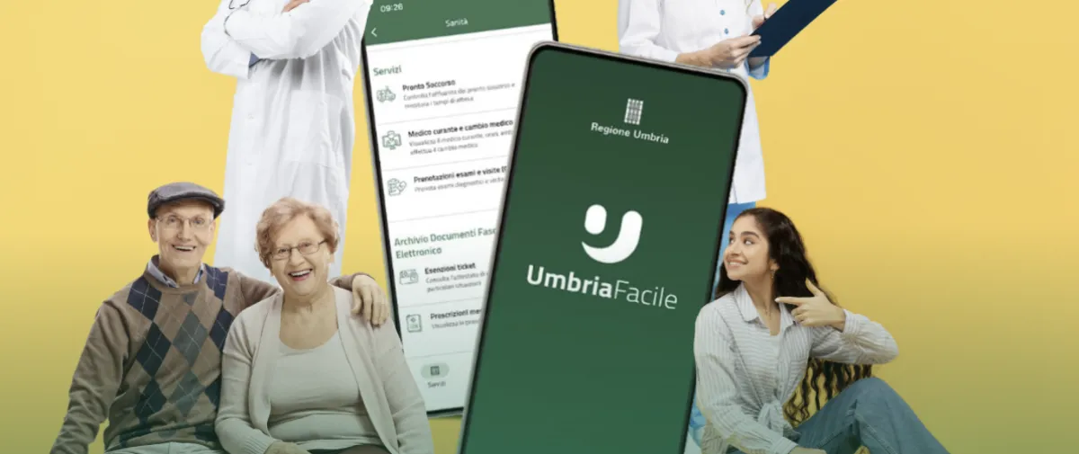 L’app UmbriaFacile si aggiorna: novità per vaccini e alimenti senza glutine
