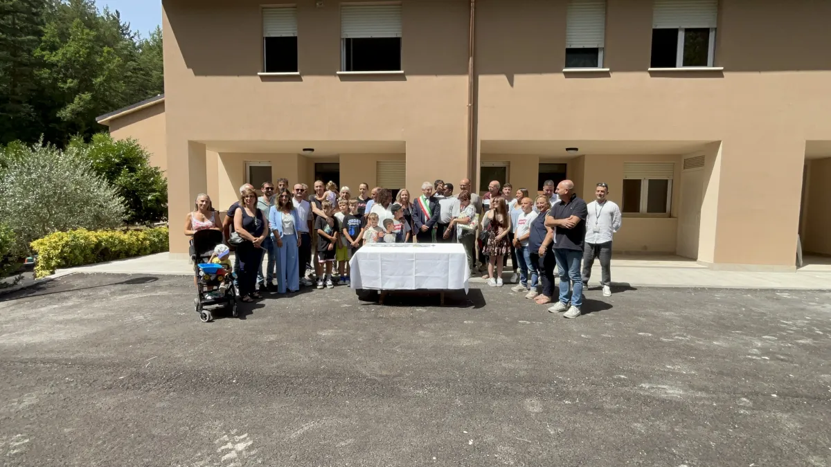 Preci, dieci famiglie tornano a casa dopo il sisma del 2016: l'Ater riconsegna gli alloggi a Saccovescio e Faito