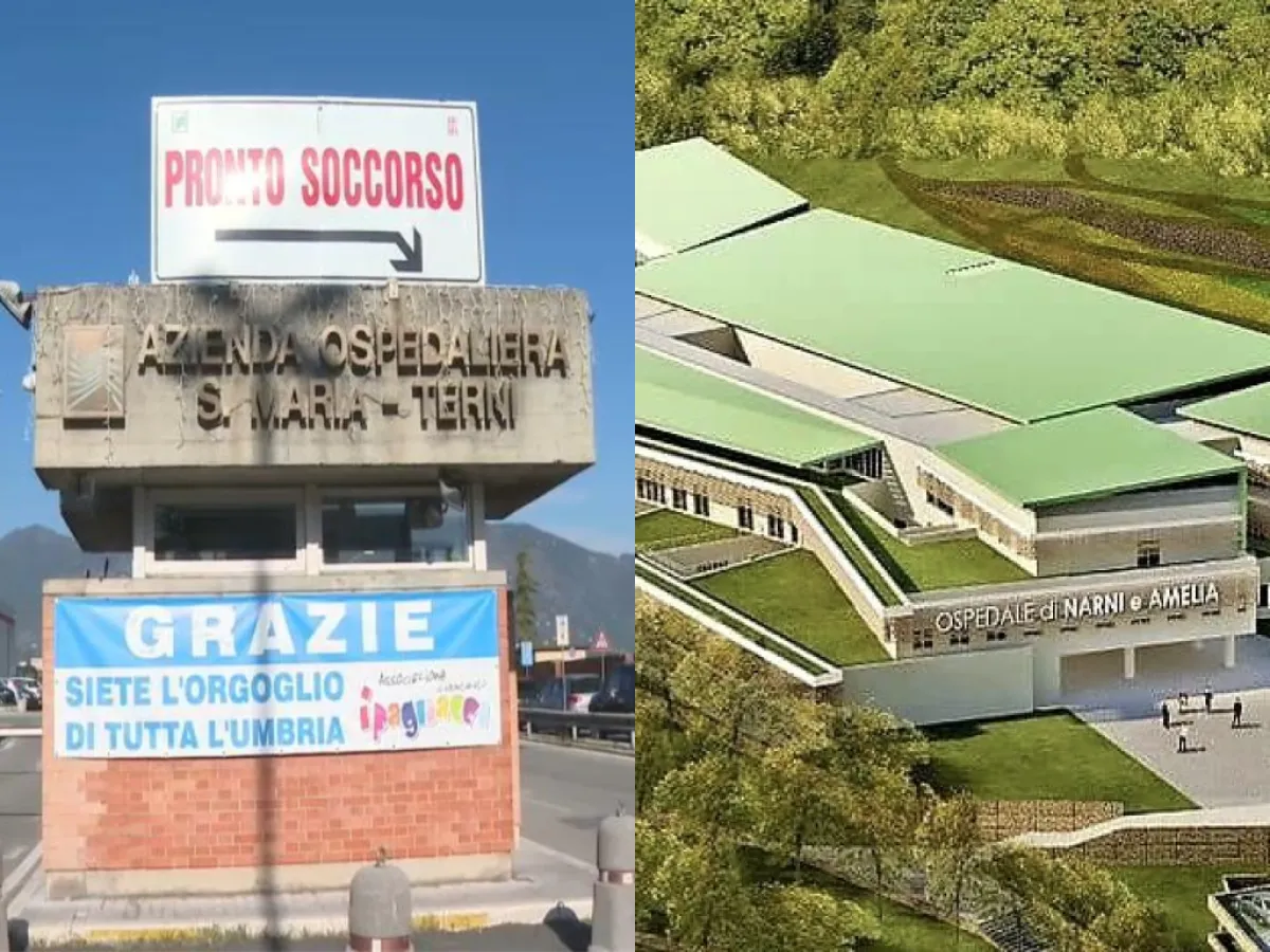 Guerra sulla sanità Umbria Sud: AP e centrodestra contro Proietti su ospedali Terni e Narni-Amelia, ma non fanno fronte comune