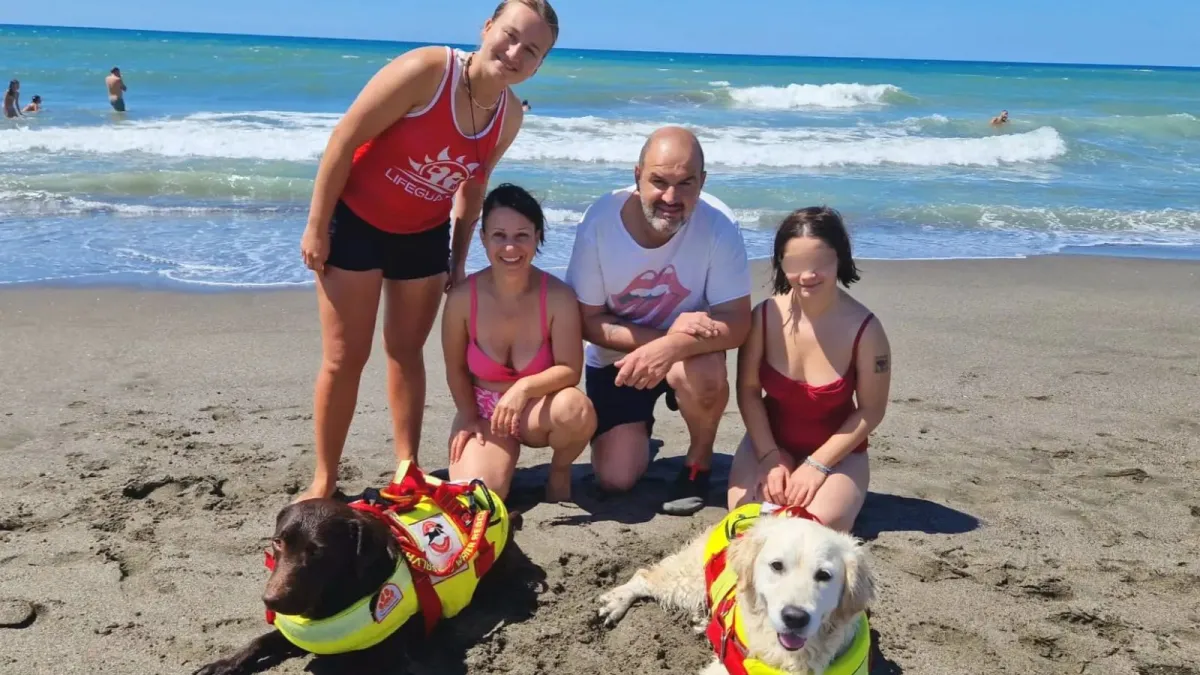 Montalto di Castro, famiglia umbra salvata dai cani-bagnino. Squarta: “Non è un film, è la realtà”
