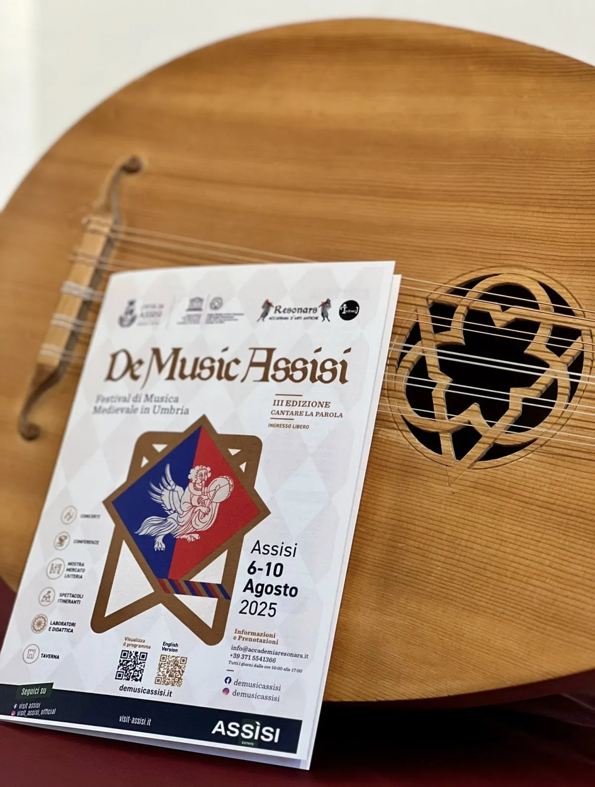 Tutto pronto per la terza edizione del DeMusicAssisi, il primo festival di musica medievale dell'Umbria