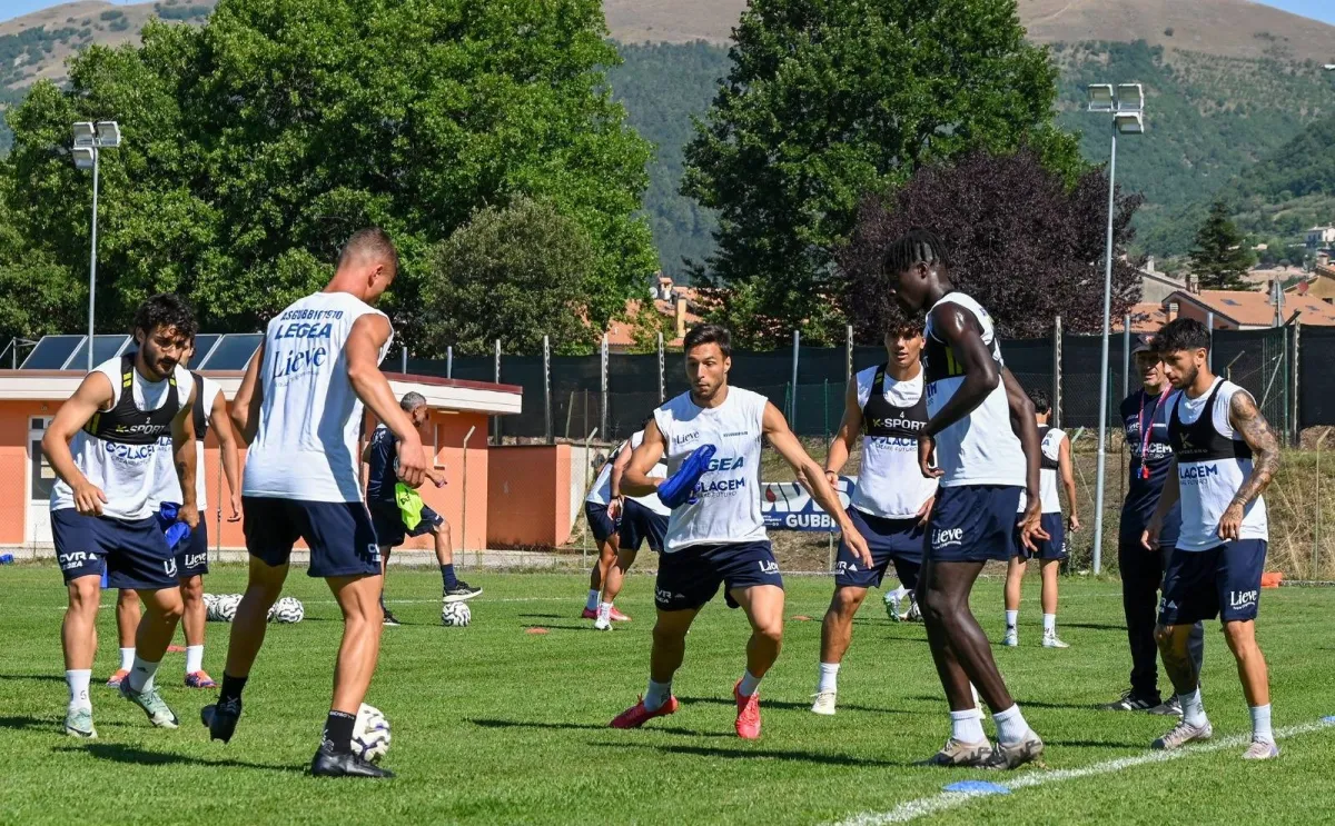 Gubbio, Bruscagin e Fazzi convocati per il test contro il Siena. Proietti ufficiale alla Ternana