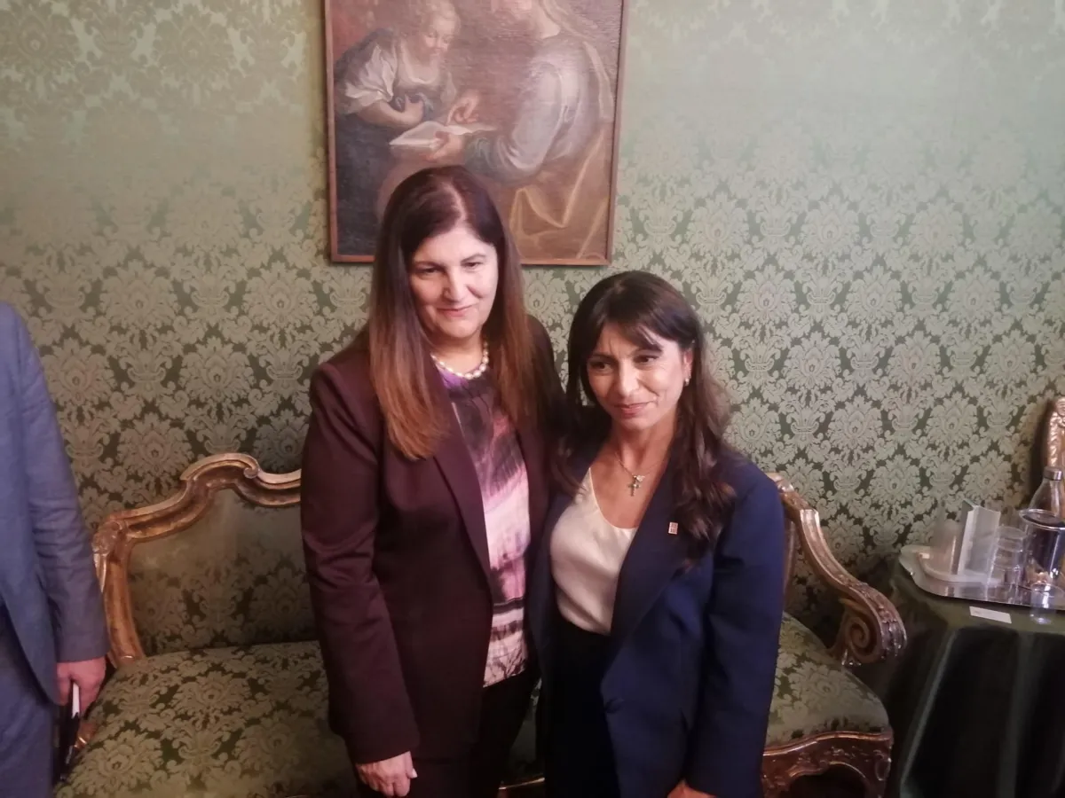 Stefania Proietti incontra la ministra palestinese: "L'Umbria riconosce la Palestina. E' una realtà che non può scomparire"