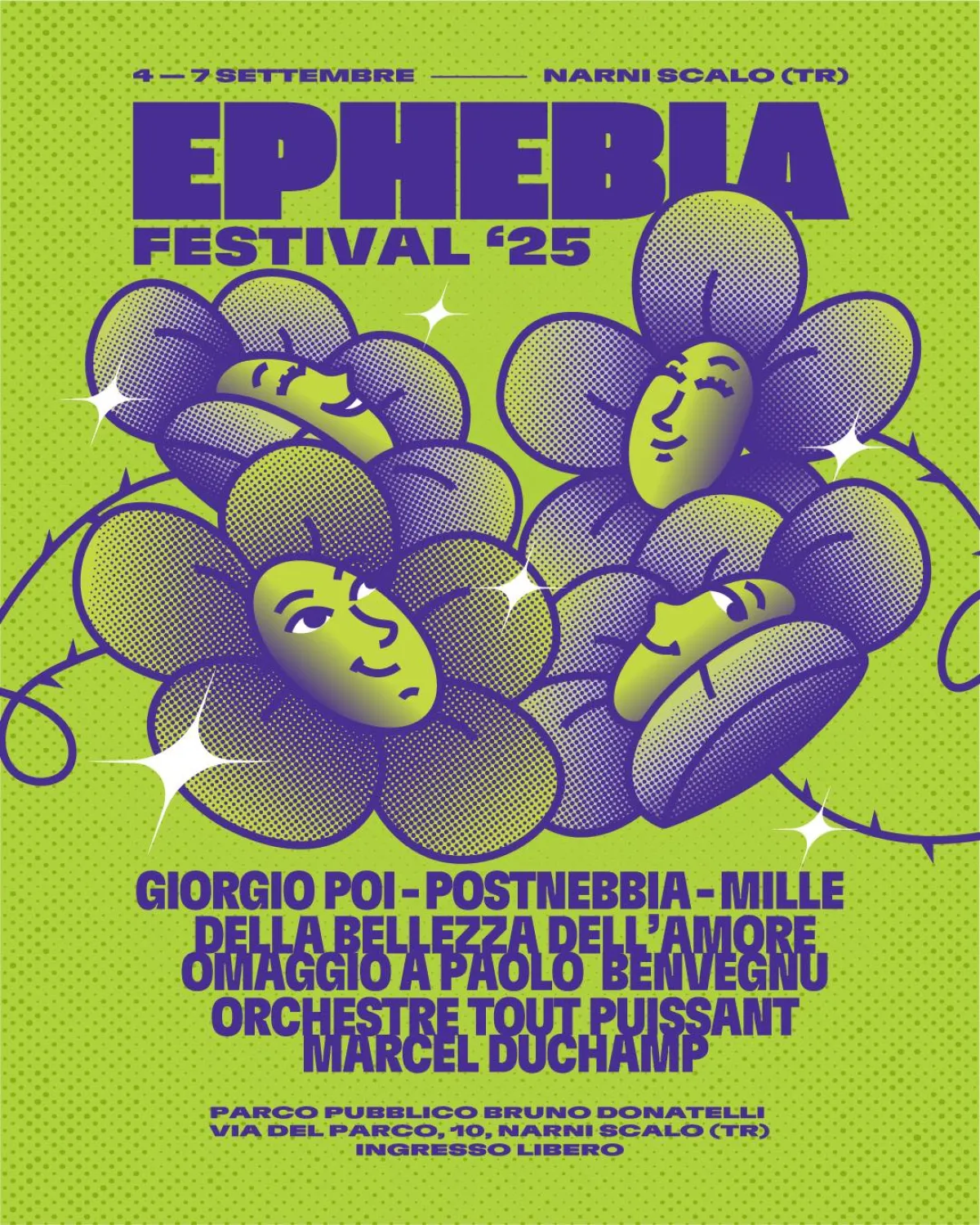Torna Ephebia Festival. Quattro giorni di musica, socialità e impegno civile al parco Donatelli di Narni Scalo