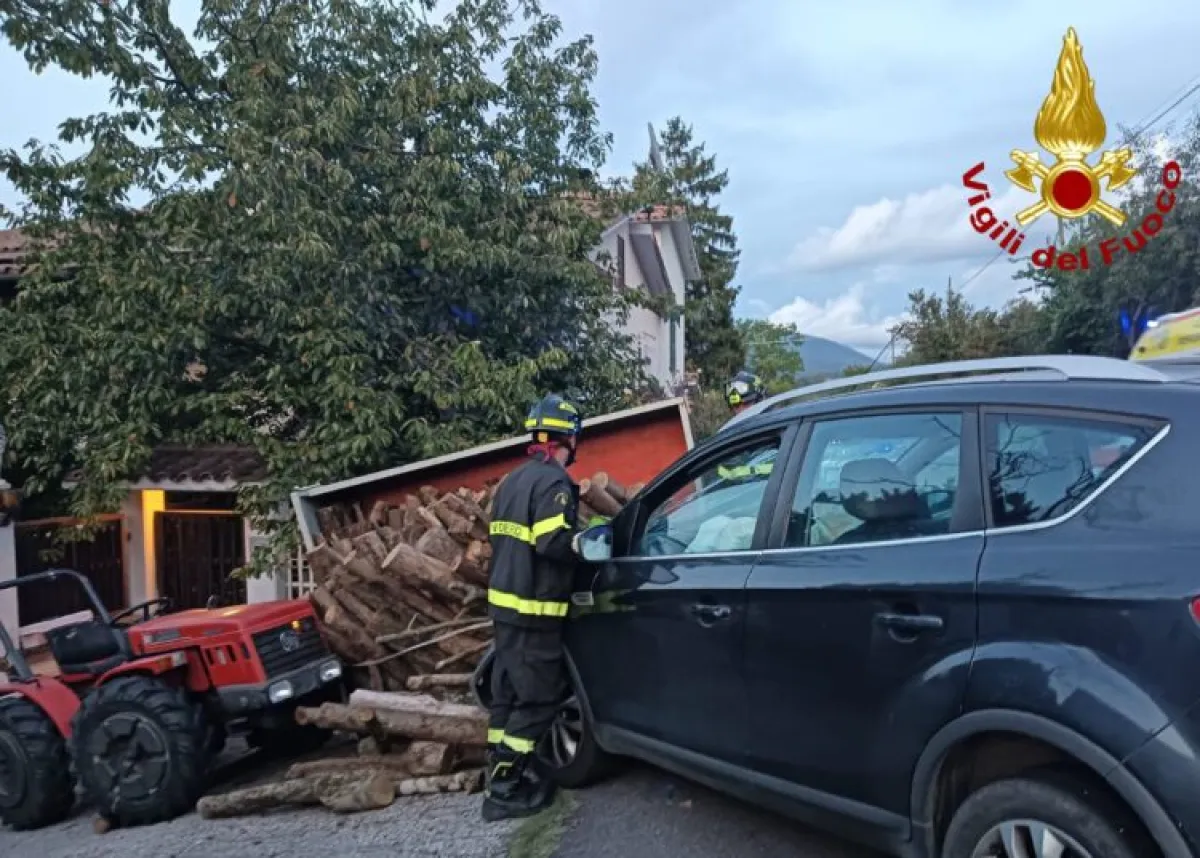 Due incidenti stradali, uno a Montecastrilli e l'altro a Calvi. Tre feriti, uno trasportato con l'elisoccorso