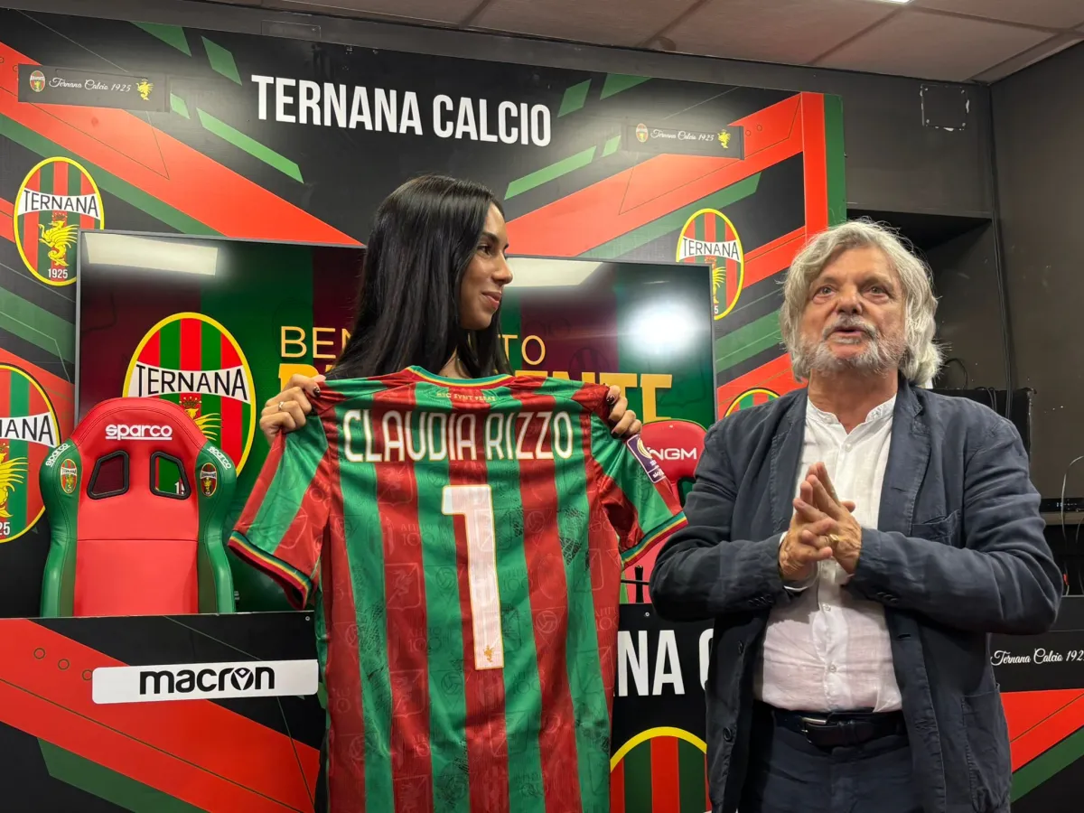 La presentazione della nuova presidente della Ternana, Claudia Rizzo: la conferenza stampa in diretta
