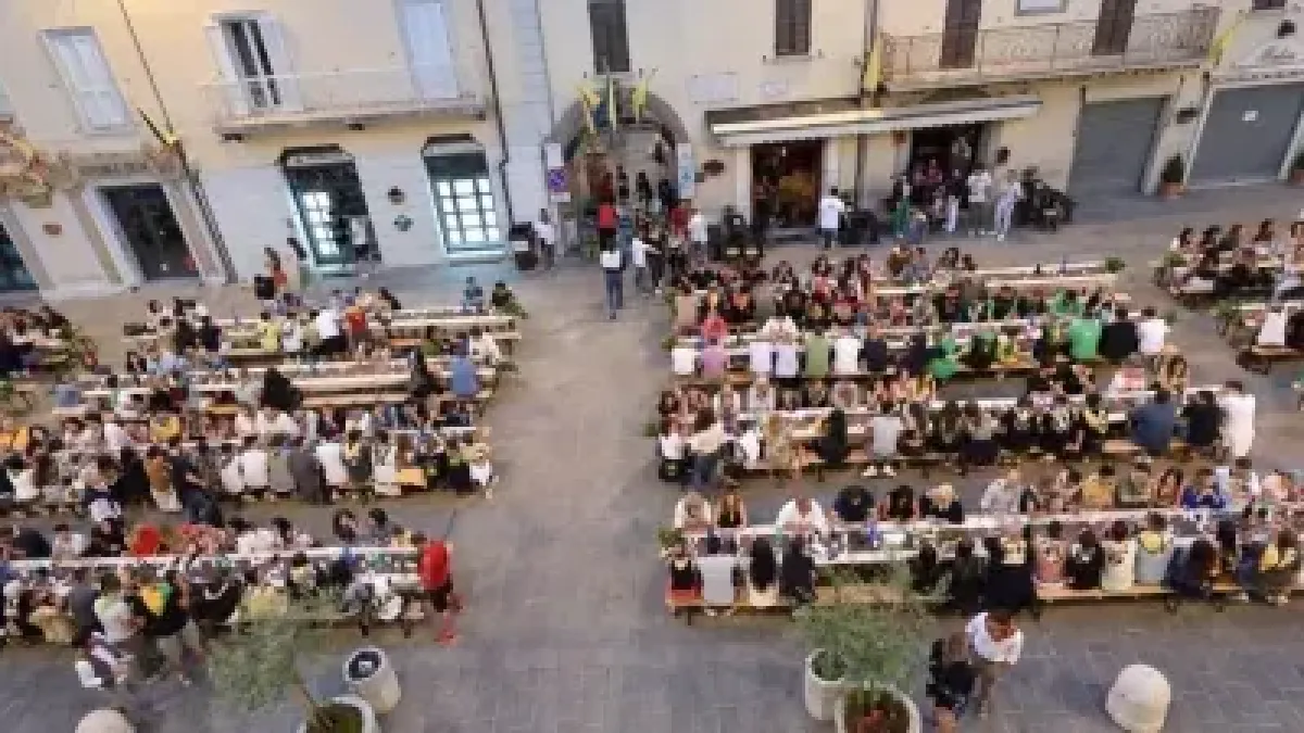 Gualdo Tadino: oltre mille persone per il tradizionale Pranzo del Portaiolo 2025