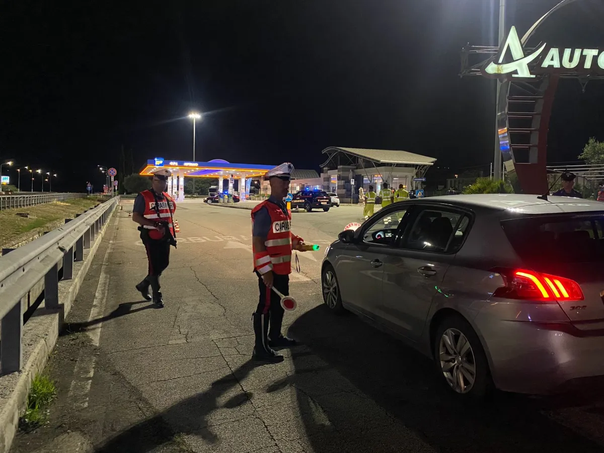 Terni, blitz dei Carabinieri: arrestato “turista” albanese per droga e cinque denunce per guida sotto stupefacenti