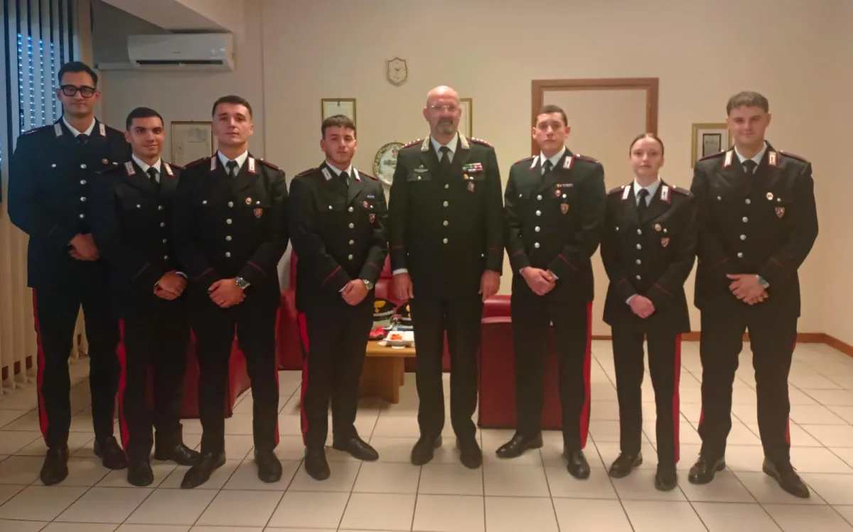 Terni, arrivano sette nuovi marescialli dei carabinieri in provincia: presidio più capillare con il training on the job