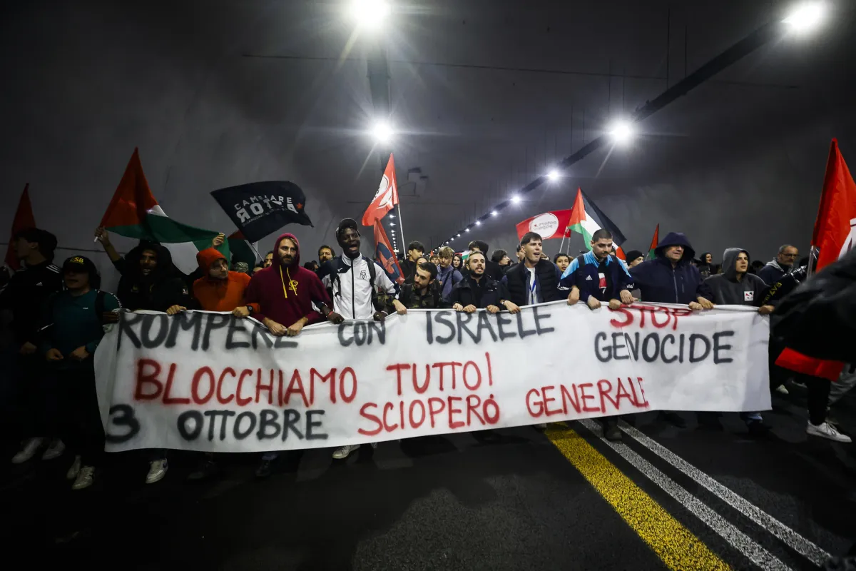 Sciopero generale del 3 ottobre: l’Umbria si ferma per Gaza e per la Global Sumud Flotilla