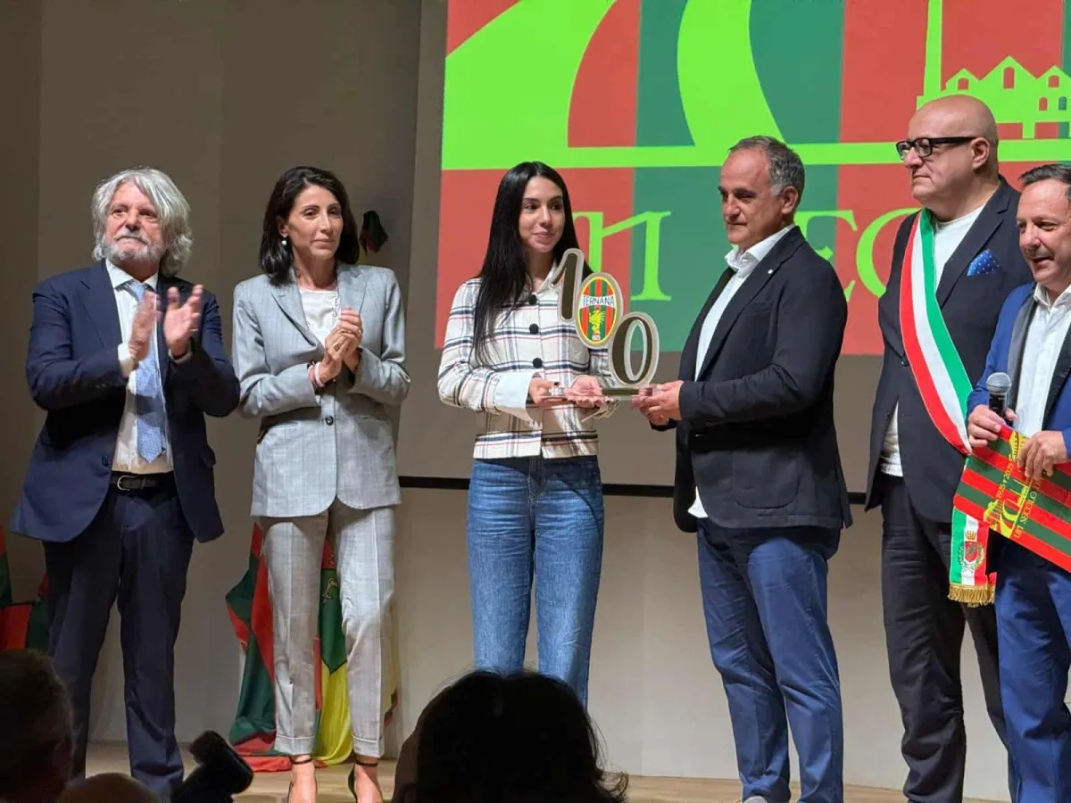 100 anni Ternana, Rizzo: "Che orgoglio essere la presidente del centenario"
