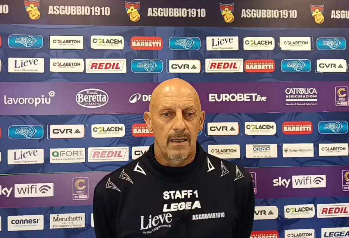Gubbio, Di Carlo punta l'Arezzo: "Pronti a battagliare fino alla fine" E sul modulo...