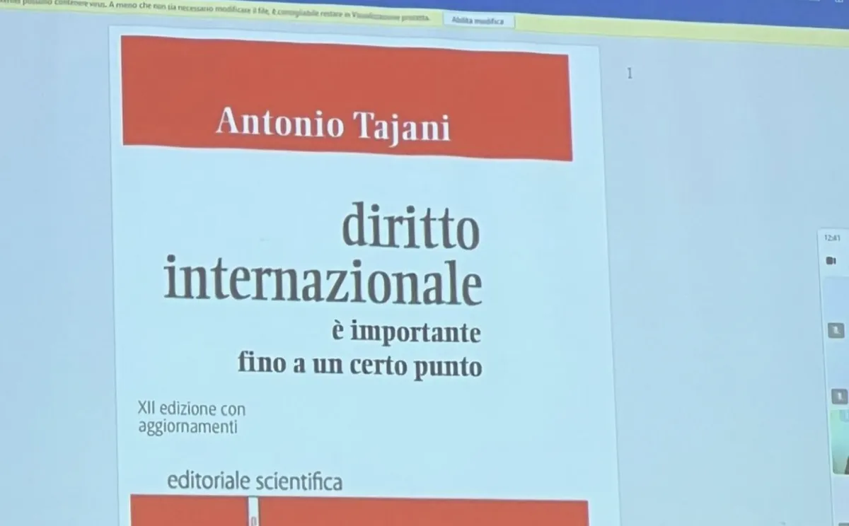 Meme su Tajani all’Università di Perugia, scoppia la polemica 