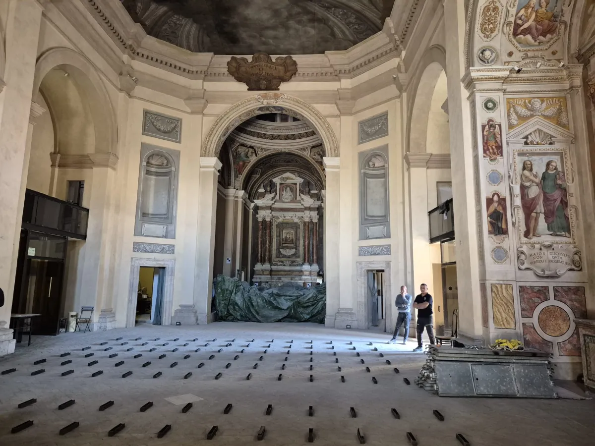 Ex Chiesa del Carmine, il restauro prende forma: tecnologia, arte e storia per il nuovo polo culturale di Terni