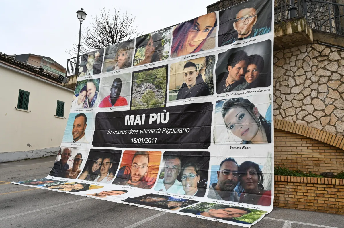 Rigopiano, dopo l'udienza a Perugia muore improvvisamente il fratello di una delle vittime