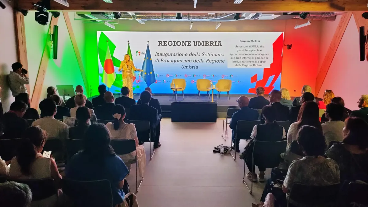 Padiglione Italia premiato all'Expo di Osaka. Assessora Meloni: "C'è anche tanta Umbria"