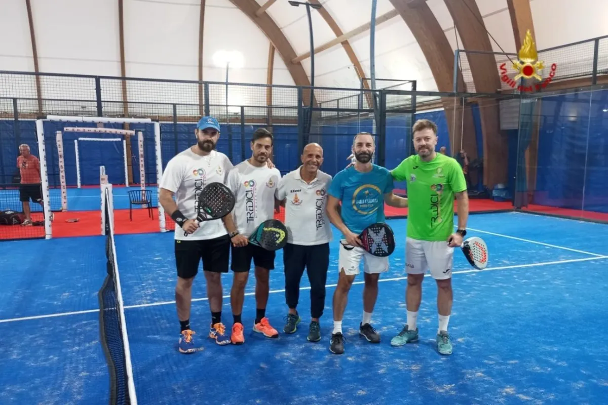 Padel, in arrivo a Perugia la seconda edizione del campionato nazionale dei Vigili del Fuoco