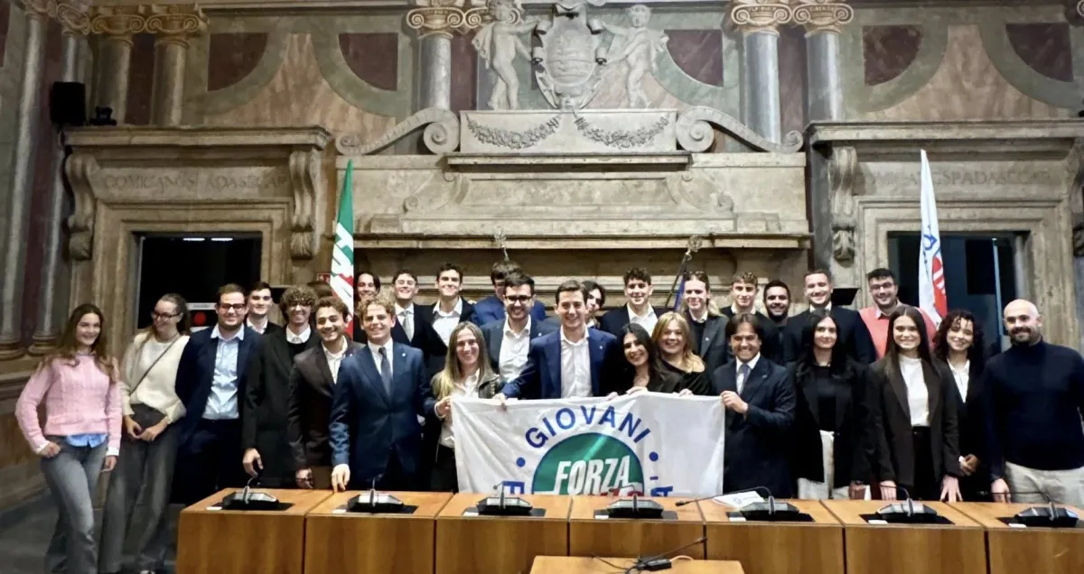 Forza Italia Giovani, Pietro Nevi nuovo segretario a Terni: Leoni e Pannacci lanciano la nuova generazione azzurra