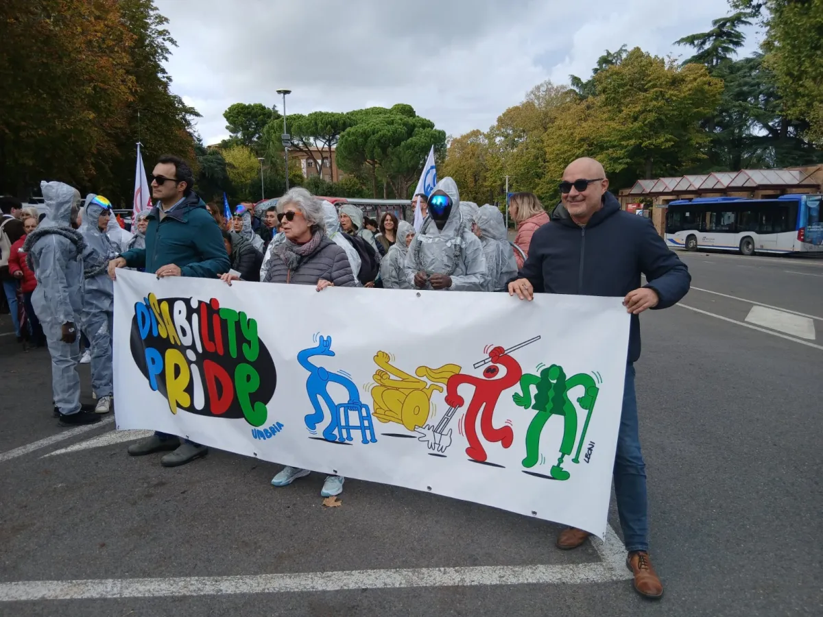 Orvieto, successo per il primo Disability Pride Umbria, Ferdinandi: "Lavoriamo per costruire uno sguardo differente"