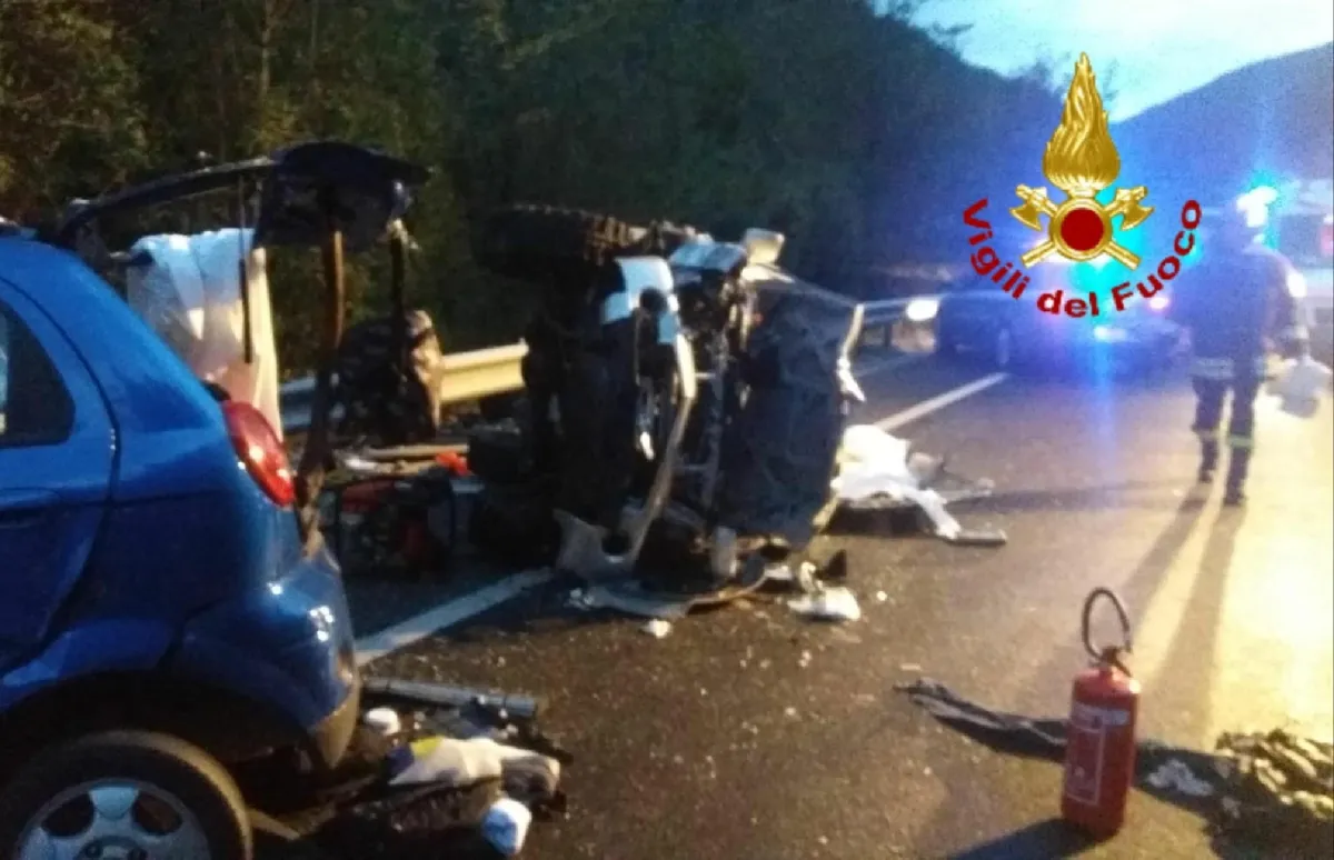 Rieti, tragico incidente sulla Salaria: due morti, di cui un Carabiniere di Terni