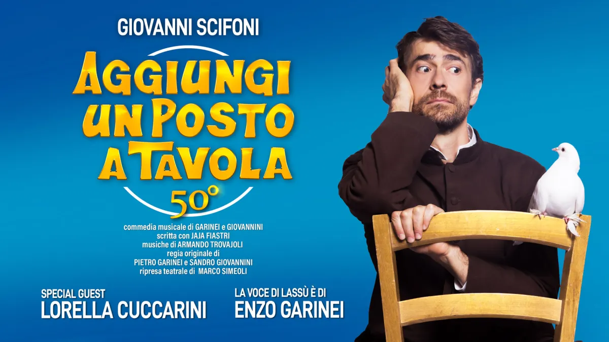 Aggiungi un posto a tavola con Scifoni arriva Spoleto: il musical cult fa tappa al Teatro Nuovo Menotti