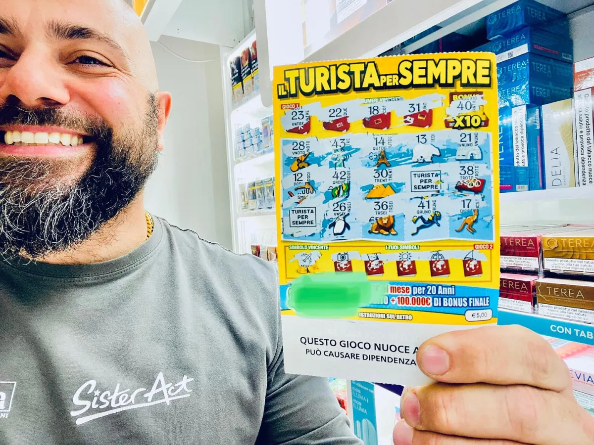 Gratta e vinci milionario ad Amelia: una ragazza sbanca al 'Turista per sempre'