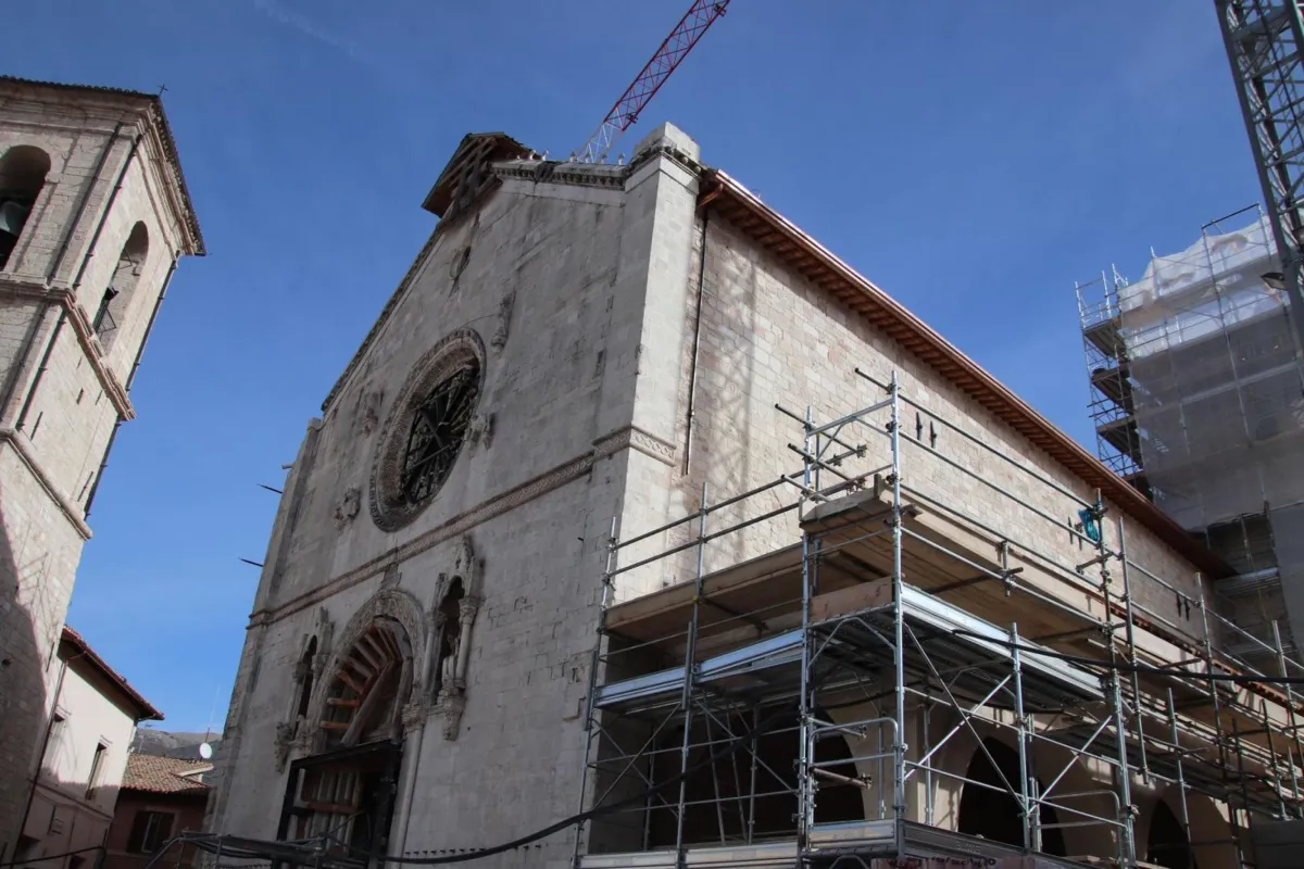 Basilica San Benedetto di Norcia torna ai fedeli. Proietti: "E' la rinascita della Valnerina"