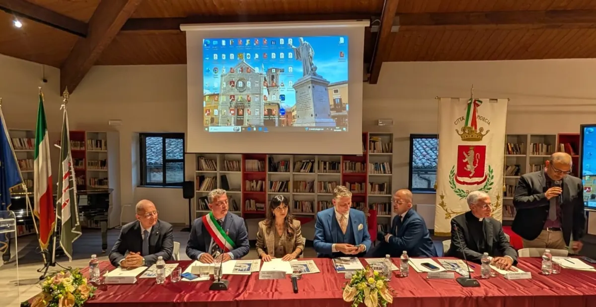 Norcia, presentato il restauro della Basilica di San Benedetto: domani riapre la chiesa “madre d’Europa”