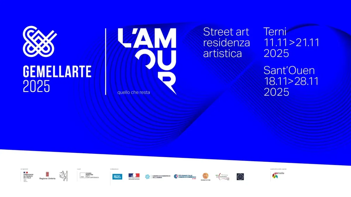Gemellarte 2025, si rinnova il legame Terni-Saint’Ouen nel segno dell'amore: in arrivo nuovi murales