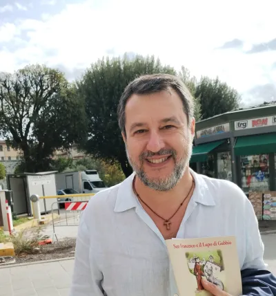 Matteo Salvini a Gubbio: “Parlerò con il sindaco Fiorucci della SS 219 Pian d’Assino”