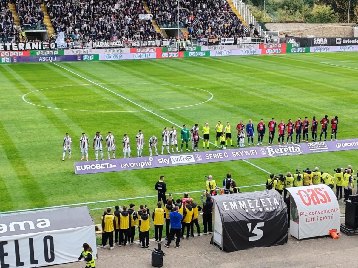 Ascoli-Gubbio: ecco le formazioni ufficiali