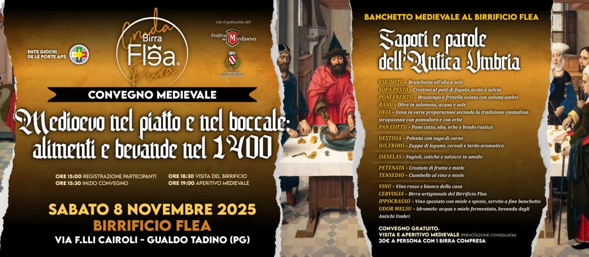 Birra e convivialità nell’Umbria medievale: un viaggio tra storia, gusto e cultura al Birrificio Flea