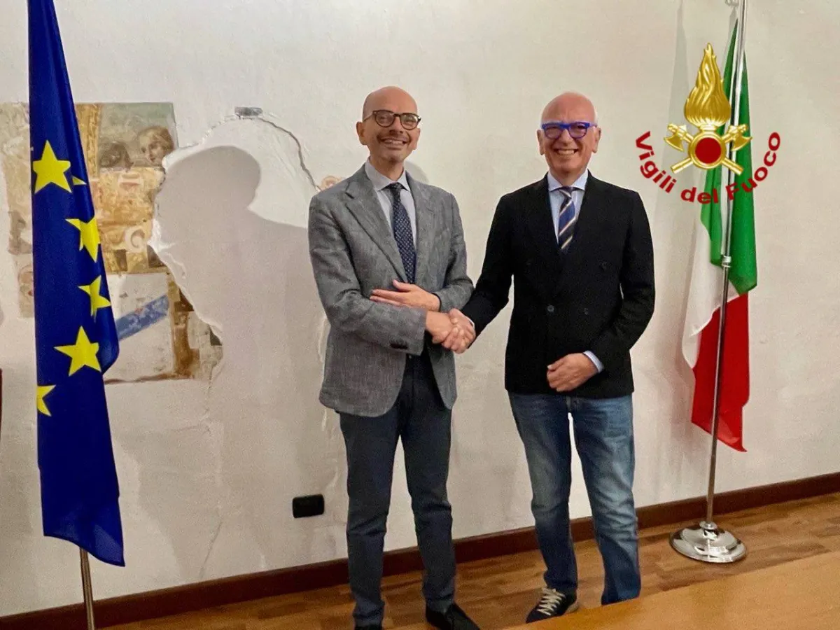 Vigili del Fuoco Umbria, avvicendamento alla guida: Cirillo succede a Porrovecchio