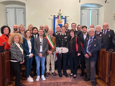 Amelia, va in pensione il Comandate della Stazione dei Carabinieri Roberto Saba