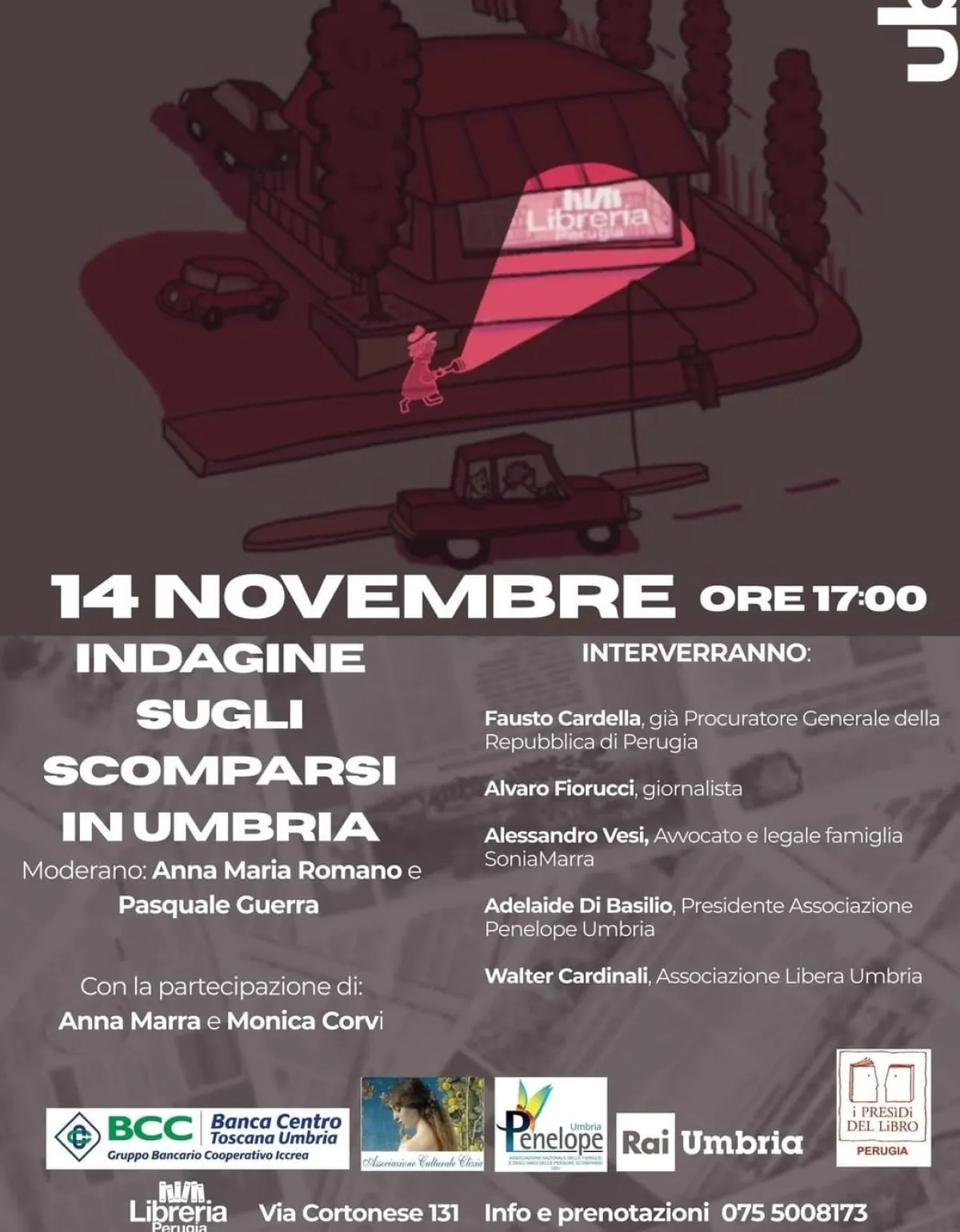 Perugia, "Indagine sugli scomparsi in Umbria": la data dell'incontro