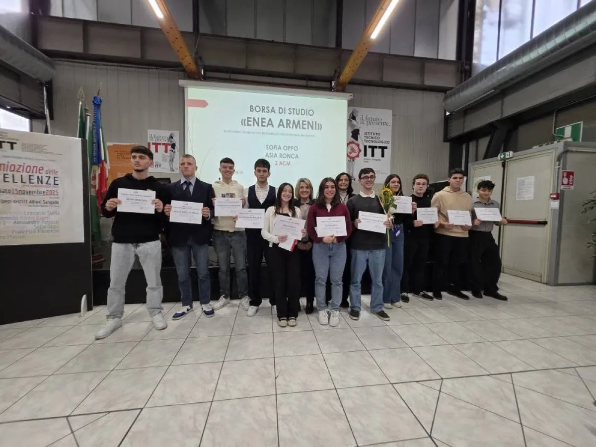 All'ITT di Terni premiate le eccellenze: un riconoscimento al merito che racconta il futuro della città