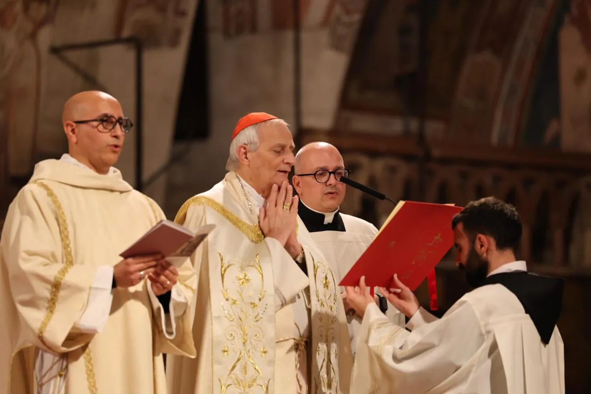 Assisi, la meditazione di Zuppi: "La Chiesa è per la pace... è l'unica vera vittoria"