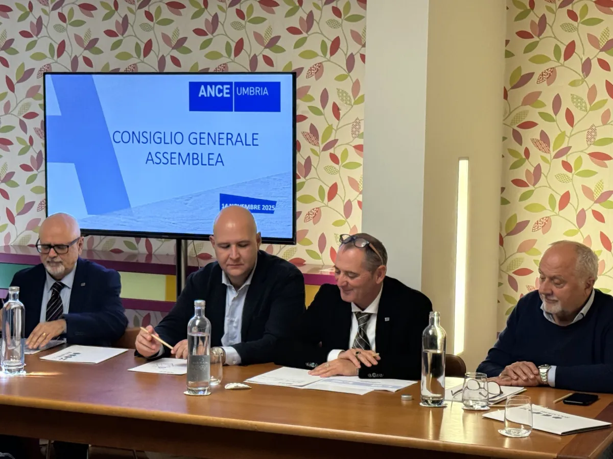 Umbria, l'allarme di Ance Perugia: "Economia in affanno, serve una strategia oltre il Pnrr"