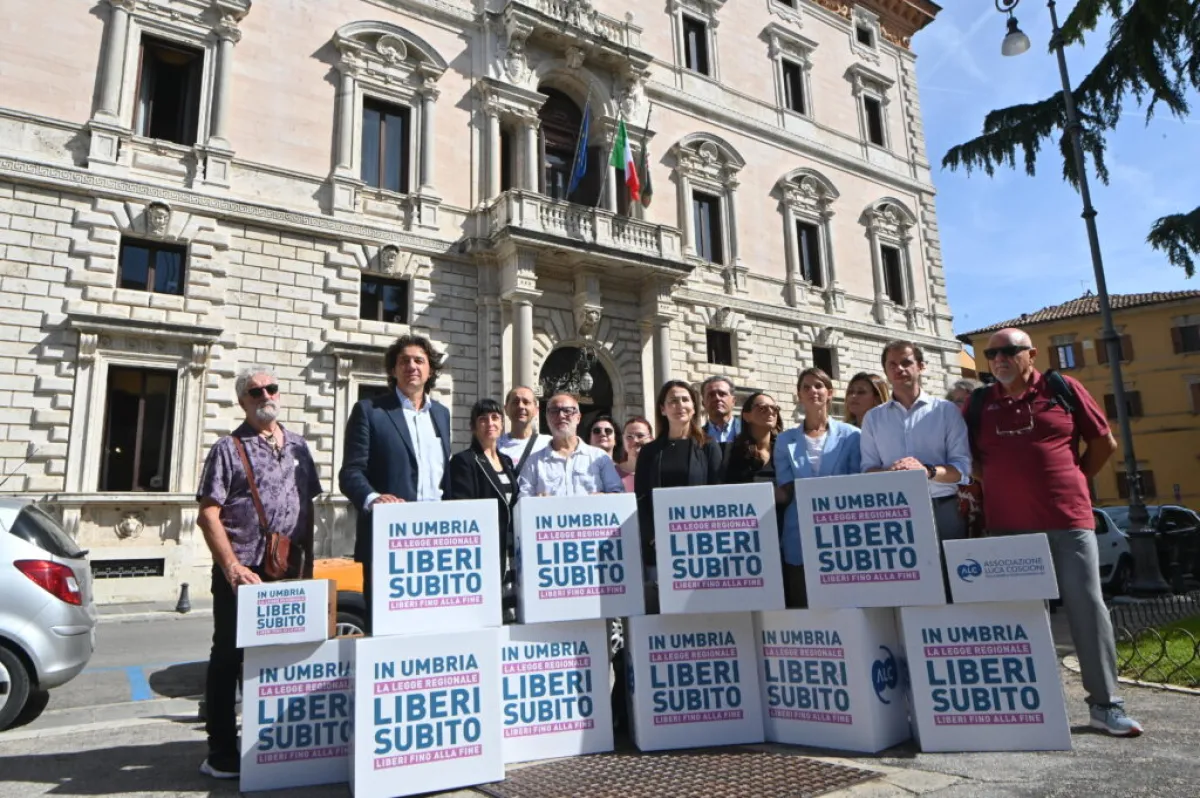 Dichiarata ammissibile la proposta dell'Associazione Luca Coscioni. L'Umbria avvia l'iter per l'approvazione della legge sul suicidio assistito